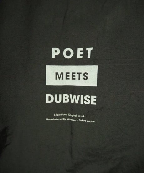 POET MEETS DUBWISE(MENS) / PBWRB-0722 / PMD B&W LOGO REVERSIBLE BLOUSON