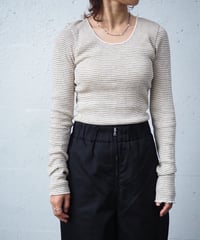 HAKUJI / H2326282 / RR STRIPE OPEN BACK LS PO