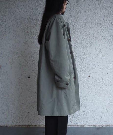 SCYE(MENS) / 5126-73515 / HIGH DENSITY MIL CLOTH BAL COLLAR COAT