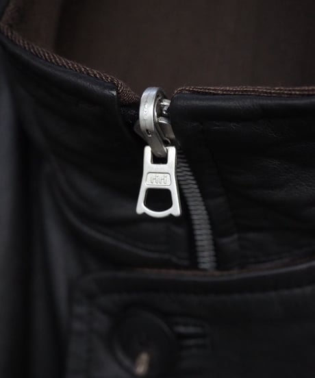 AURALEE(MENS) / A26AC01AN / REVERSIBLE WOOL TWISTED TWILL / SHEEP LEATHER HALF COAT