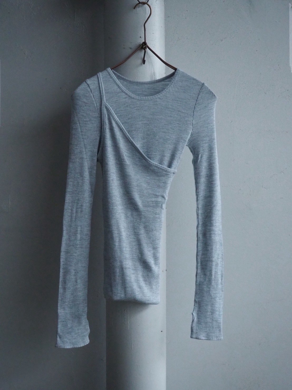 HAKUJI / H232634 / WOOL RIB LAYERED LS PO | Bur