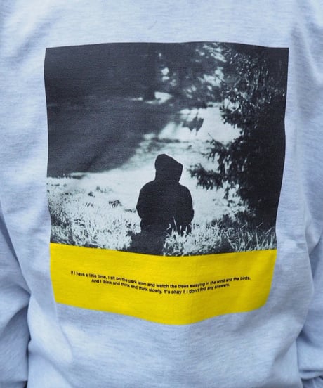 POET MEETS DUBWISE(UNISEX) / TSLLS−0713 / THINK SLOWLY L/S T-SHIRT