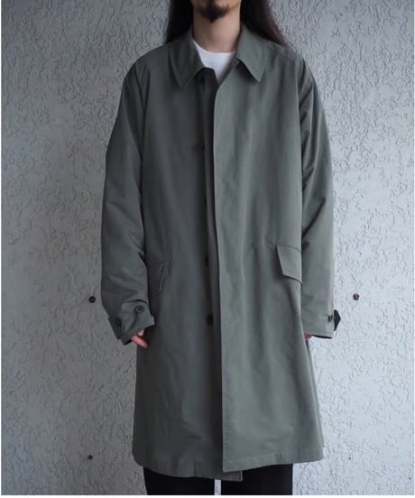 SCYE(MENS) / 5126-73515 / HIGH DENSITY MIL CLOTH BAL COLLAR COAT