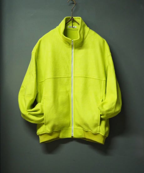 AURALEE(MENS) / A26AB01SF / PURE SILK COMFORT FLEECE ZIP BLOUSON