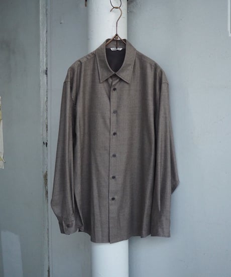 AURALEE(MENS) / A26AS02OS / SUPER LIGHT WOOL SHIRT