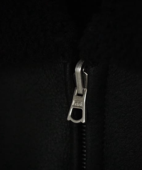 AURALEE(MENS) / A26AB01MM / MERINO MOUTON ZIP BLOUSON