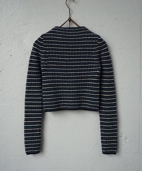 AURALEE(WOMENS) / A26AP03SB / SHETLAND WOOL CASHMERE RIB KNIT BOAT-NECK P/O