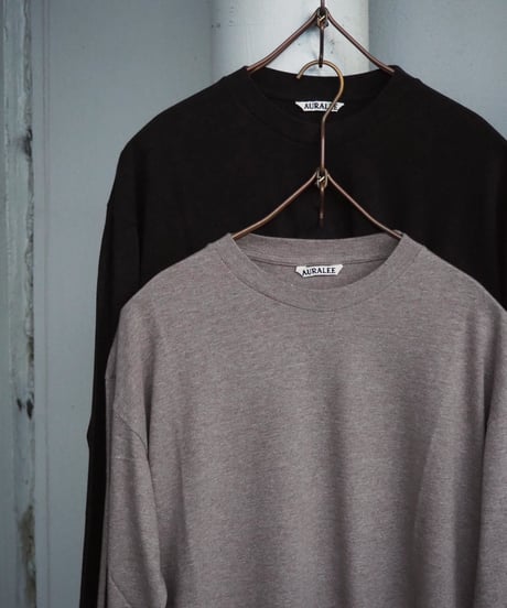 AURALEE(MENS) / A00T02ST / SEAMLESS L/S TEE