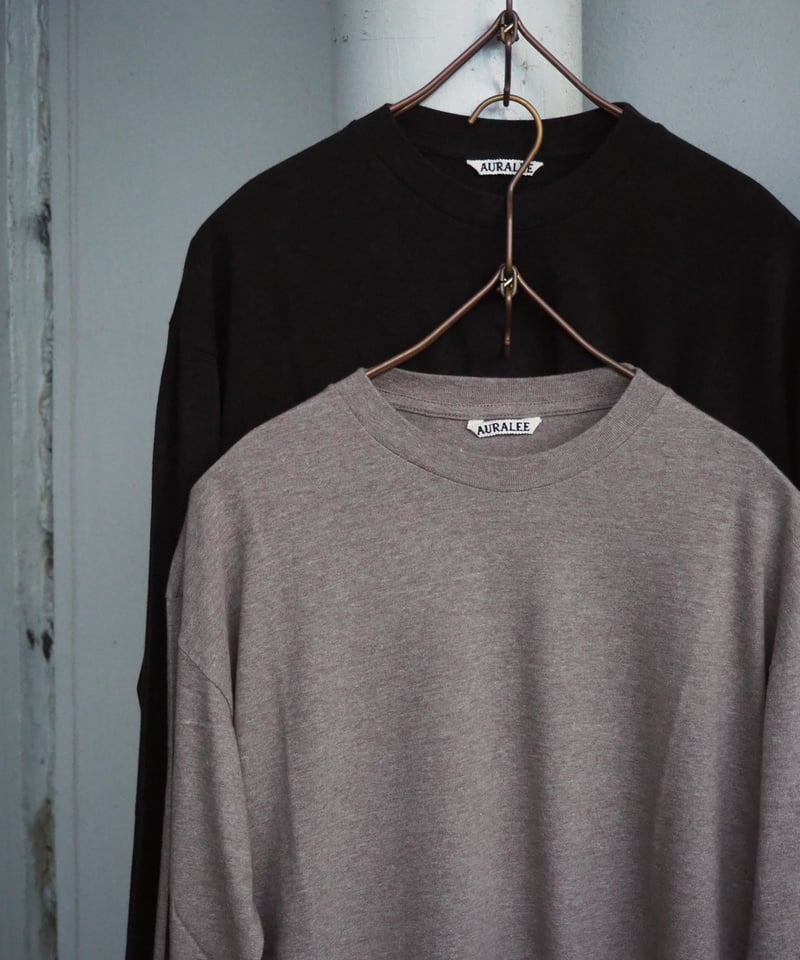 AURALEE(MENS) / A00T02ST / SEAMLESS L/S TEE | B