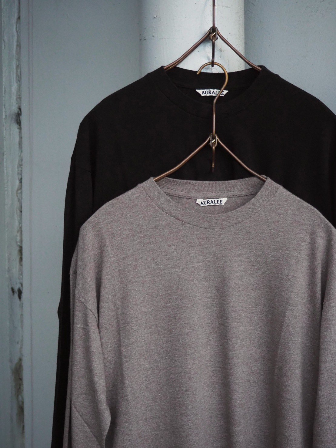 AURALEE(MENS) / A00T02ST / SEAMLESS L/S TEE | B