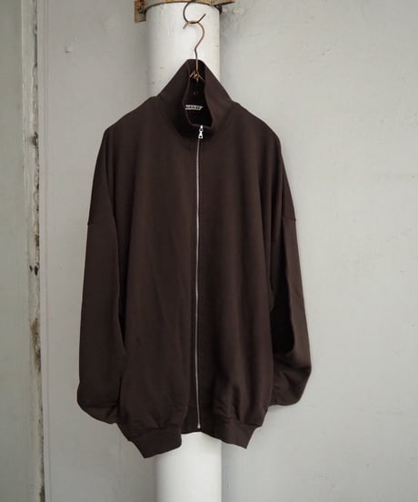 AURALEE(MENS) / A26AB01CU / SUPER HIGH GAUGE SWEAT ZIP BLOUSON