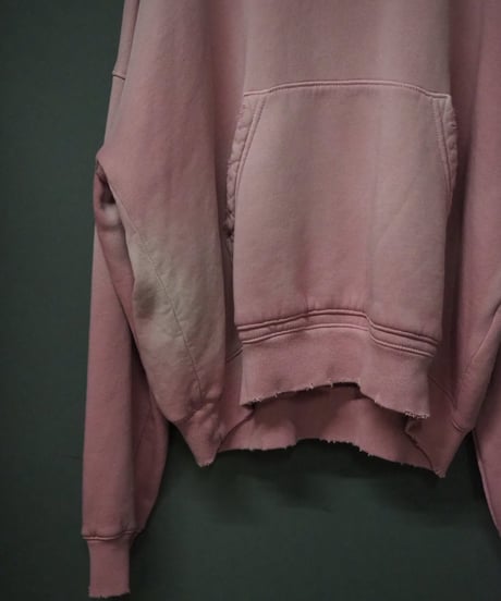 MOOJI MOOJI(UNISEX) / MOO-26F-1 / OVERSIZED CROP HOODIE AGED
