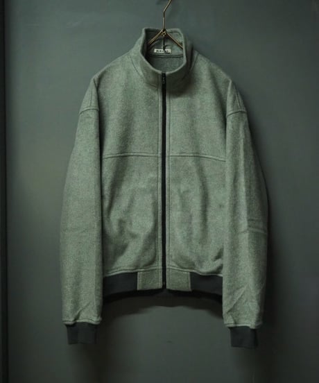 AURALEE(MENS) / A26AB01SF / PURE SILK COMFORT FLEECE ZIP BLOUSON