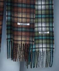 AURALEE(UNISEX) / A26AM02SL / CASHMERE CHECK LONG STOLE