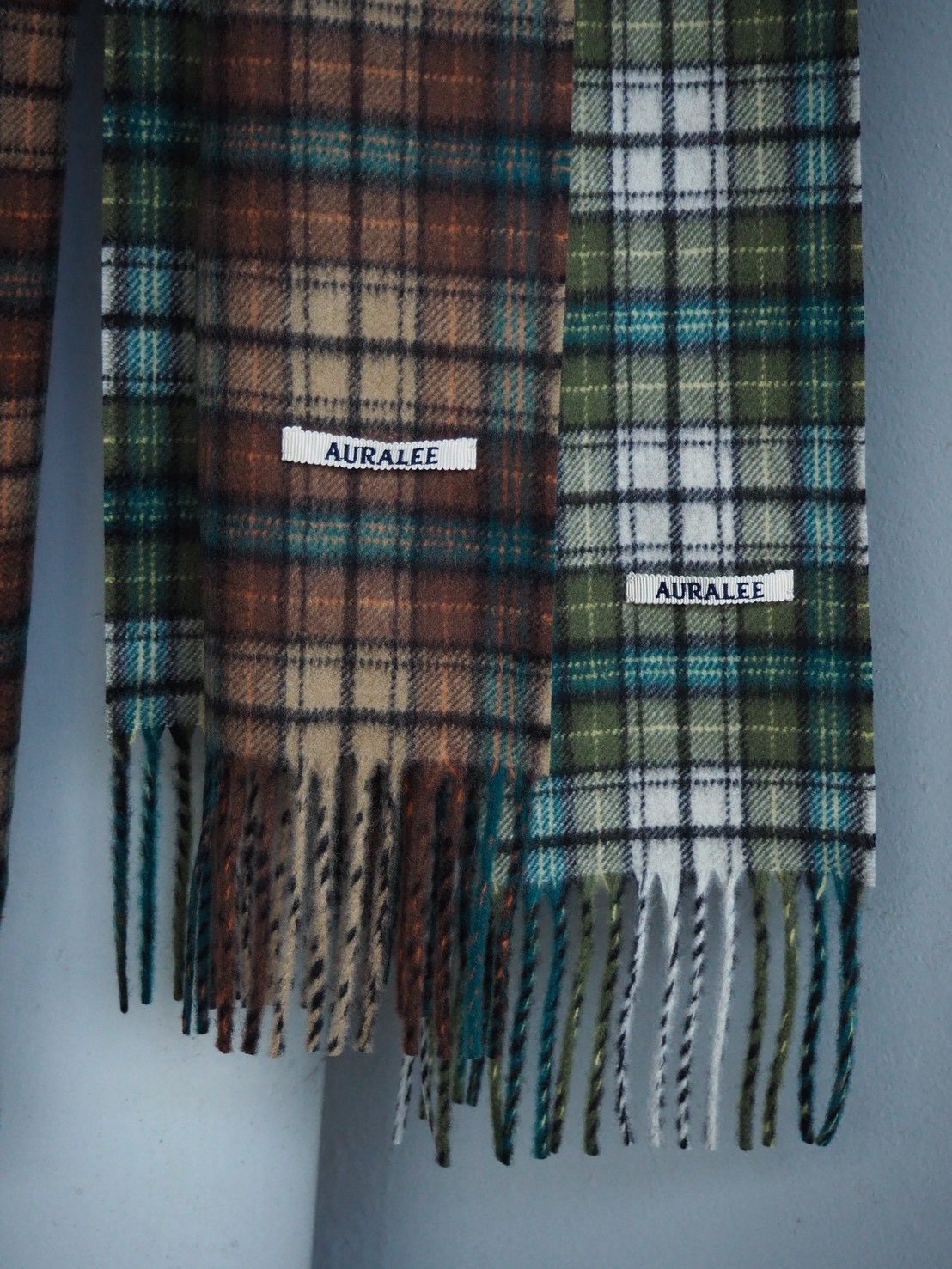 AURALEE(UNISEX) / A26AM02SL / CASHMERE CHECK LO