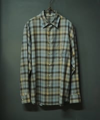 AURALEE(MENS) / A26AS01LC / SURPER LIGHT WOOL CHECK SHIRT