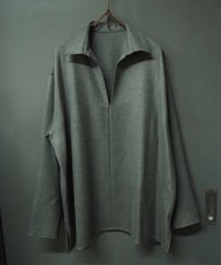 POSTELEGANT(UNISEX) / TP26A0002 / WOOL PULLOVER SHIRT