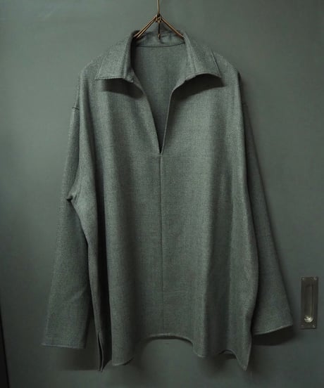 POSTELEGANT(UNISEX) / TP26A0002 / WOOL PULLOVER SHIRT