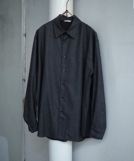 AURALEE(MENS) / A26AS02OS / SUPER LIGHT WOOL SHIRT