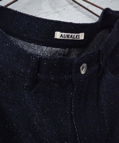 AURALEE(WOMENS) / A26AP02SD / SILK NEP DENIM 5P WIDE PANTS