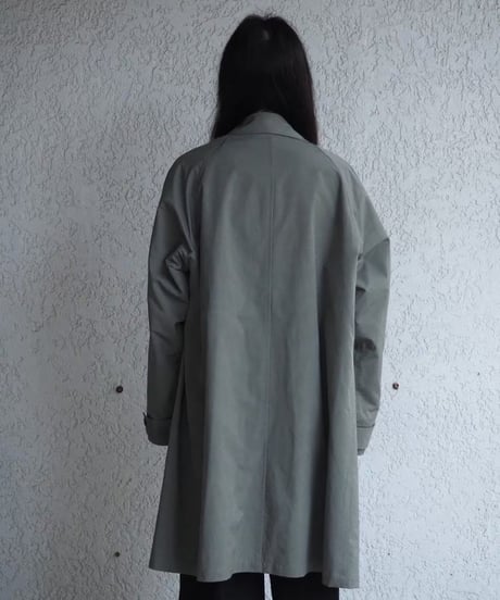 SCYE(MENS) / 5126-73515 / HIGH DENSITY MIL CLOTH BAL COLLAR COAT