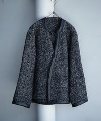 m's braque / 262513 / ASYMMETRIC NO-COLLAR TRIM OVERJACKET