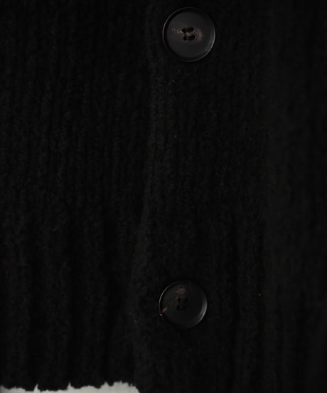 AURALEE(WOMENS) / A26AC03BA / GARMENT-DYED BABY ALPACA FUR KNIT CREW-NECK CARDIGAN