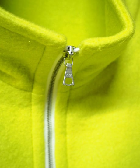 AURALEE(MENS) / A26AB01SF / PURE SILK COMFORT FLEECE ZIP BLOUSON