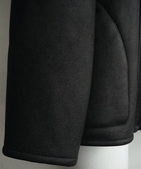 AURALEE(MENS) / A26AB01MM / MERINO MOUTON ZIP BLOUSON