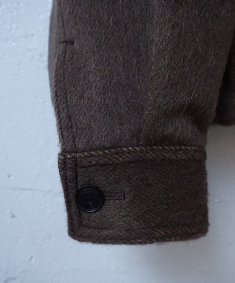 AURALEE(MENS) / A26AB01WB / HAIRY WOOL MOHAIR CHAMBRAY BLOUSON