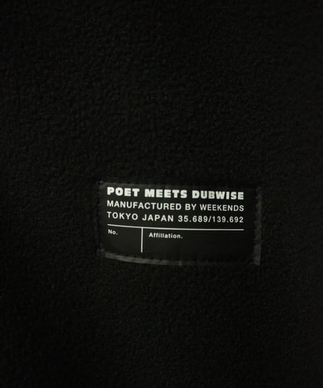 POET MEETS DUBWISE(MENS) / PBWRB-0722 / PMD B&W LOGO REVERSIBLE BLOUSON