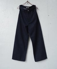 AURALEE(WOMENS) / A26AP02SD / SILK NEP DENIM 5P WIDE PANTS
