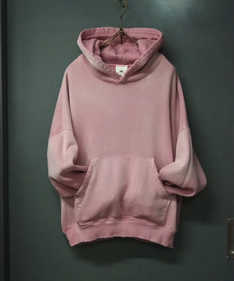 MOOJI MOOJI(UNISEX) / MOO-26F-1 / OVERSIZED CROP HOODIE AGED