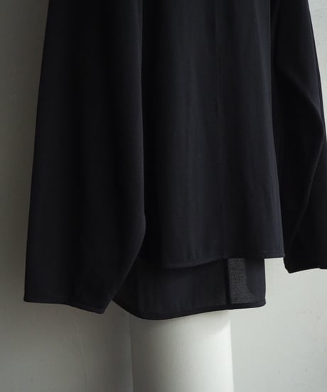 HAKUJI / H232637 / CREPE JERSEY HN PULLOVER