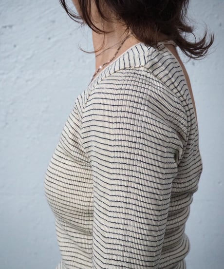 HAKUJI / H2326282 / RR STRIPE OPEN BACK LS PO