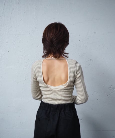 HAKUJI / H2326282 / RR STRIPE OPEN BACK LS PO