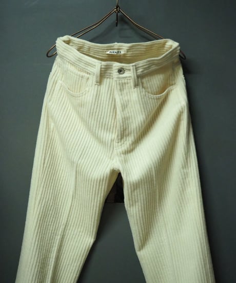 AURALEE(WOMENS) / A26AP06FC / WOOL CASHMERE CORDUROY 5P PANTS