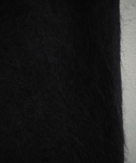 AURALEE(WOMENS) / A26AC03BA / GARMENT-DYED BABY ALPACA FUR KNIT CREW-NECK CARDIGAN