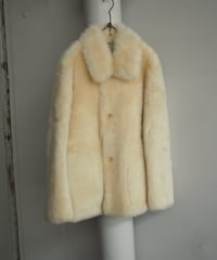 AURALEE(WOMENS) / A26AC02MF / LONG HAIRED MERINO MOUTON SHORT COAT