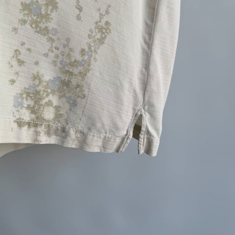 Floral silk shirt