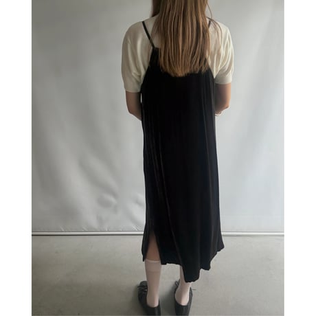 Velvet camisole dress