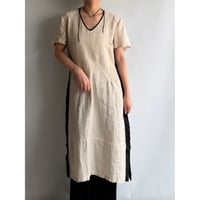 Bicolor design dress