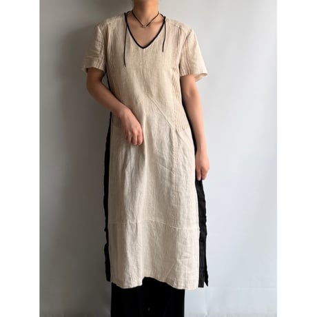 Bicolor design dress