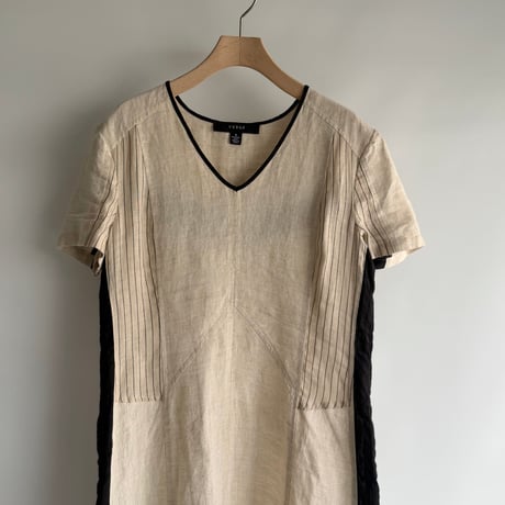Bicolor design dress