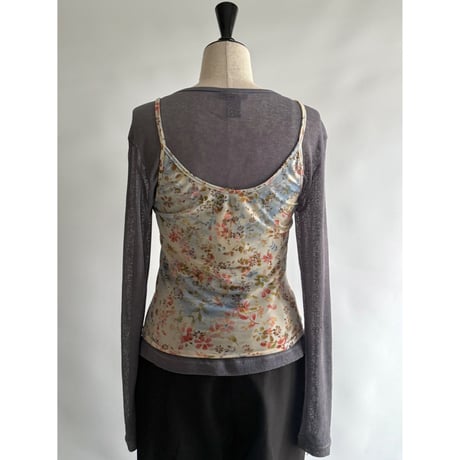 Watercolor floral camisole
