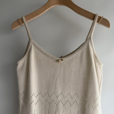 Rose knit camisole