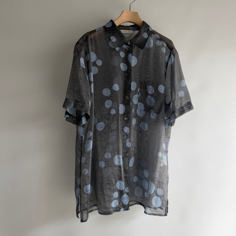 Polka dot gray shirt