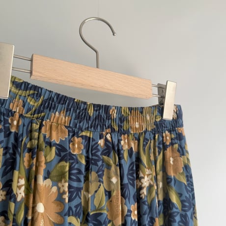 Floral rayon skirt