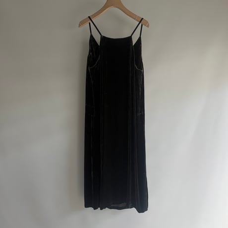 Velvet camisole dress