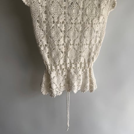 Lace Drawstring Top